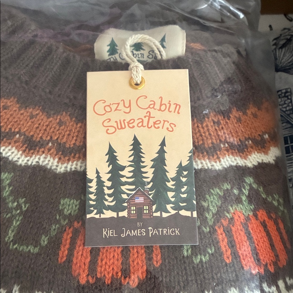 KJP || Cozy Pumpkin Cabin Sweater in Brown - Picture 3 of 4